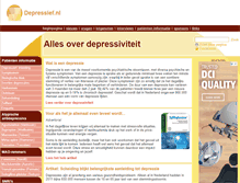 Tablet Screenshot of depressief.nl